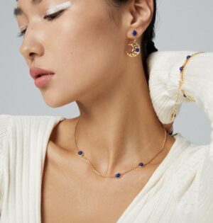 Light Moon Earrings