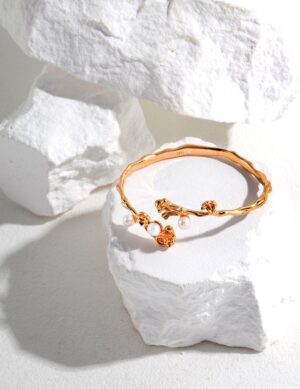 Wave -riding Bracelet - Retro gold color