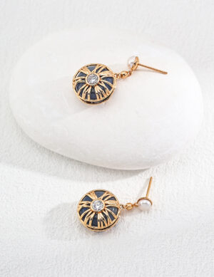  Sunset glow Earrings