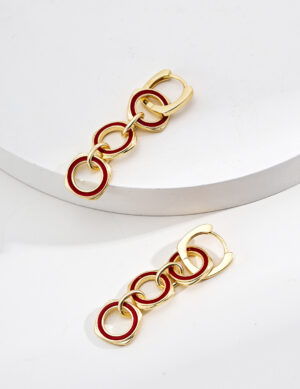 Burning Chain Earrings