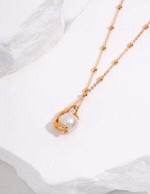 Good Fortune Necklace - Retro gold color