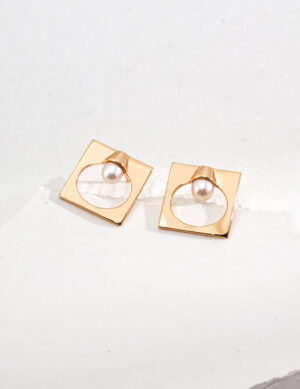 HomeLove Earrings - Retro gold color