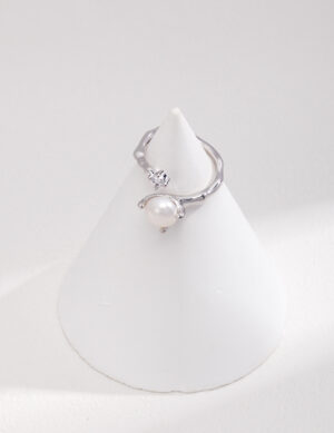 Forever Together Ring - White gold color