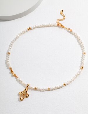 Infinite Radiance Necklace - Retro gold color