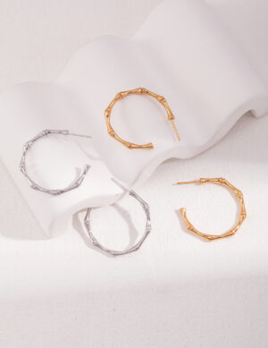 Bamboo Grace Earrings