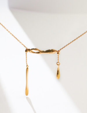 Waterdrop Strength Necklace