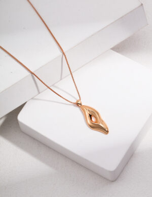 Spring Sparkle Necklace - Retro gold color