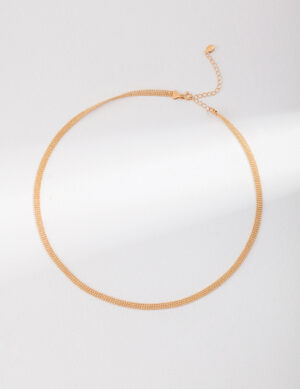 Galaxy Glint Necklace - Retro gold color
