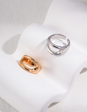 Vibrant Evolve Ring - Retro gold color
