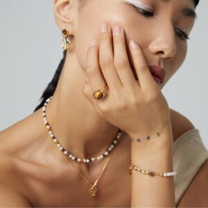 Strength Guard Necklace& Earring& Rings