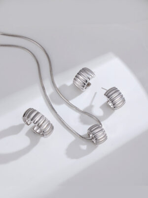 Wealth Luck Necklace & Earring
