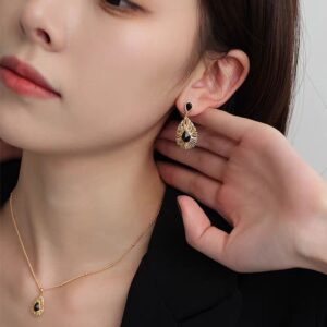 Black Guardian Necklace & Earring
